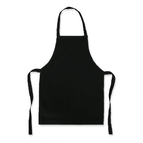 Black Polycotton Apron 45x65cm