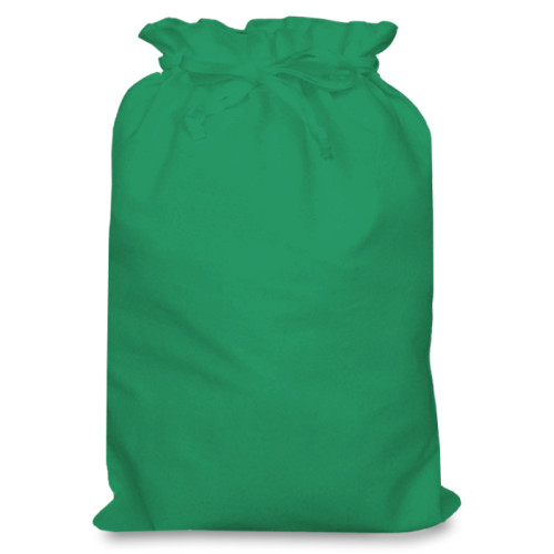 Emerald cotton Drawstring Bag 30 x 44cm