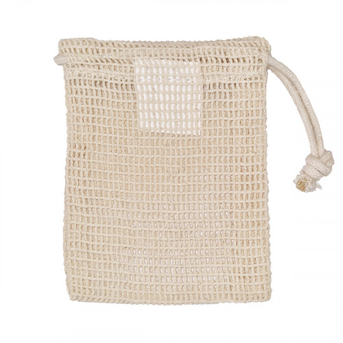 Natural Cotton Mesh Drawstring Bag 10x13cm | Mesh Cotton Bags | The ...