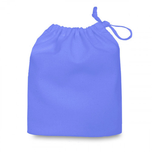 Cornflower cotton Drawstring Bag 20 x 24cm