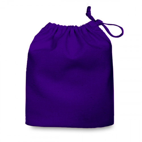 Purple drawstring sales bag