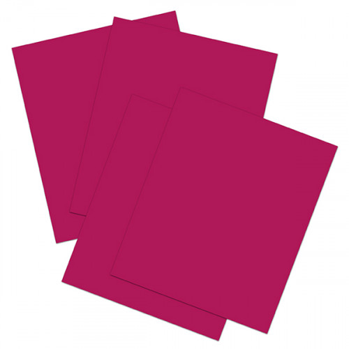 Four sheets of fuchsia iron on vinyl