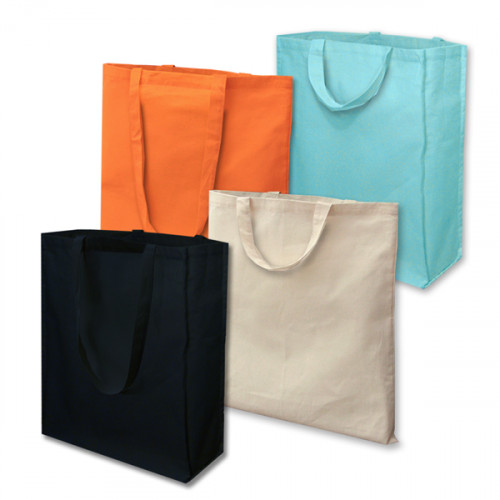 Assorted cotton tote bags various colours and styles