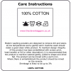 White Cotton Tea Towel 48x75cm Made in UK