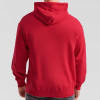 Large Red Unisex Polycotton Hoodie Printed with Your Design