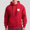 Large Red Unisex Polycotton Hoodie Printed with Your Design