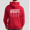 Large Red Unisex Polycotton Hoodie Printed with Your Design