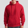 Large Red Unisex Polycotton Hoodie Printed with Your Design