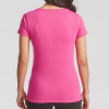 Large Hot Pink Ladies Cotton T-Shirt Printed with Your Design