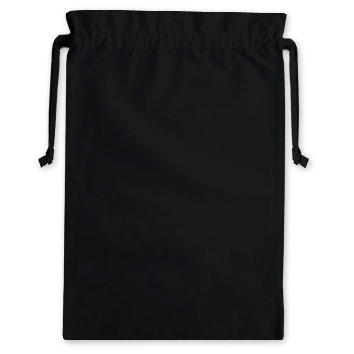 Black Cotton Drawstring Bag 30x44cm | Drawstring Packaging Bags | The ...