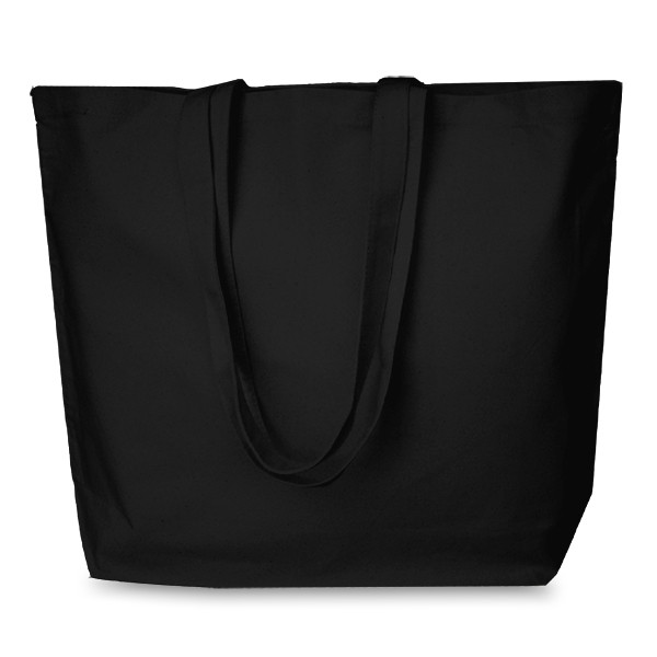 Black discount canvas shopper